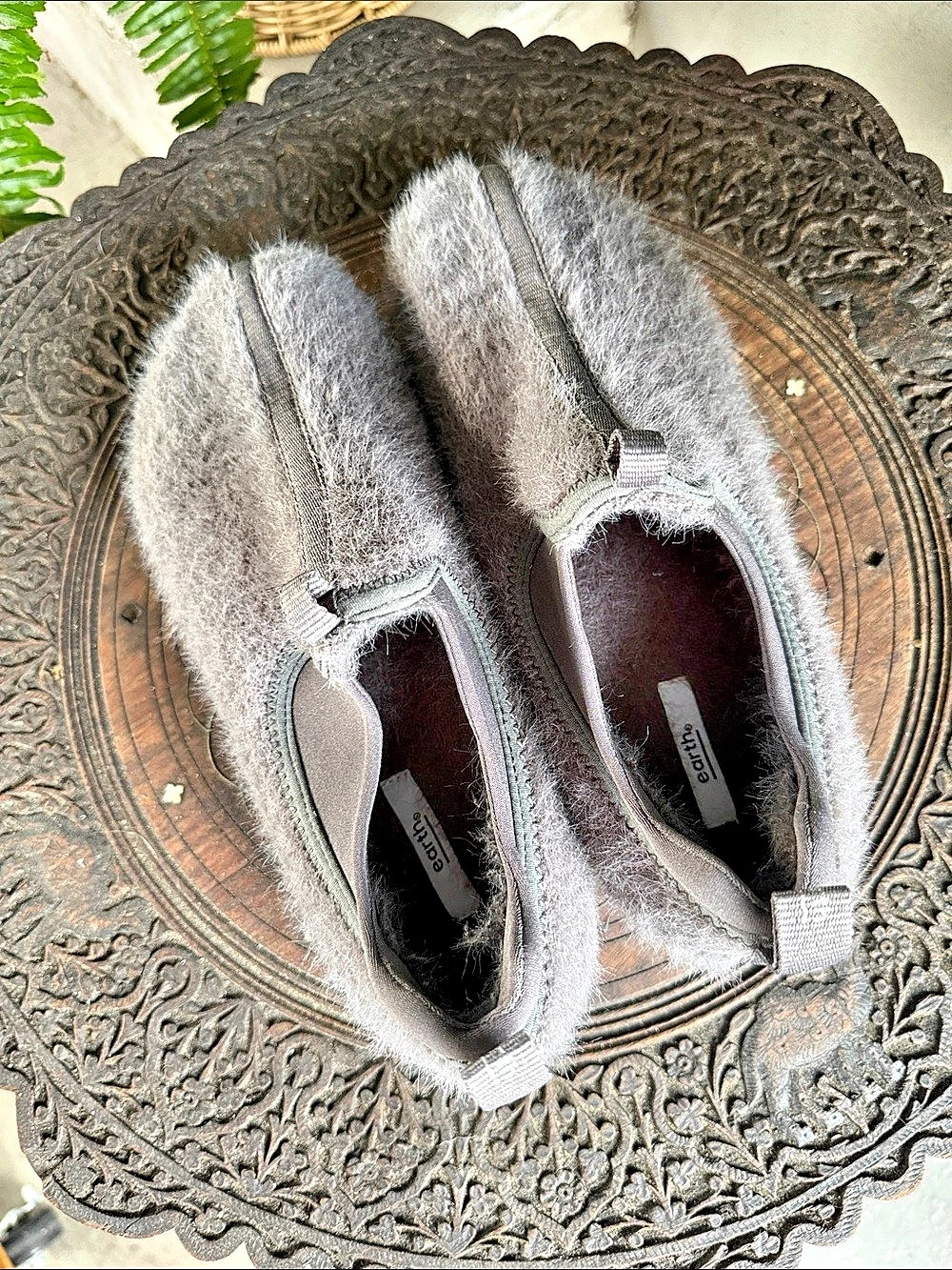 Earth Dream Catamount Slip On Loafers ,  Gray